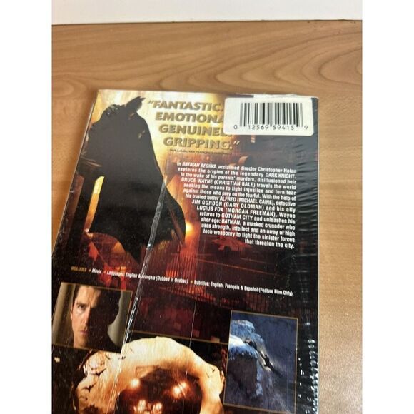 Batman Begins Widescreen (DVD) 2005 (Complete w/Case) Extra Tall New Sealed - Picture 6 of 6